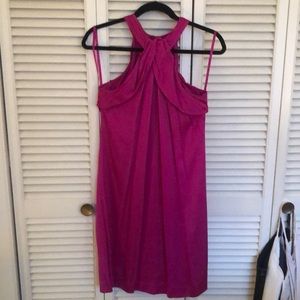Fuchsia banana republic dress